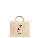 Petite Market Bag in Natural St. Bernard