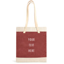 Market Tote in Cranberry