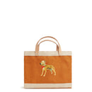 Petite Market Bag in Cognac Golden Pitbull
