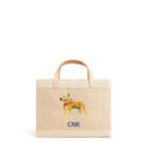 Petite Market Bag in Natural Golden Pitbull