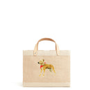 Petite Market Bag in Natural Golden Pitbull