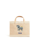 Petite Market Bag in Natural Grey Bulldog