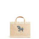 Petite Market Bag in Natural Grey Bulldog