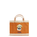 Petite Market Bag in Cognac Yellow Lab