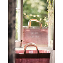 Shoulder Market Bag in Blush with Shadow Monogram