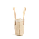 Petite Bucket Bag in Natural with Strap