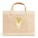 Petite Market Bag in Natural Pet Portrait by Amy Logsdon