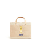 Petite Market Bag in Natural Golden Retriever by Amy Logsdon