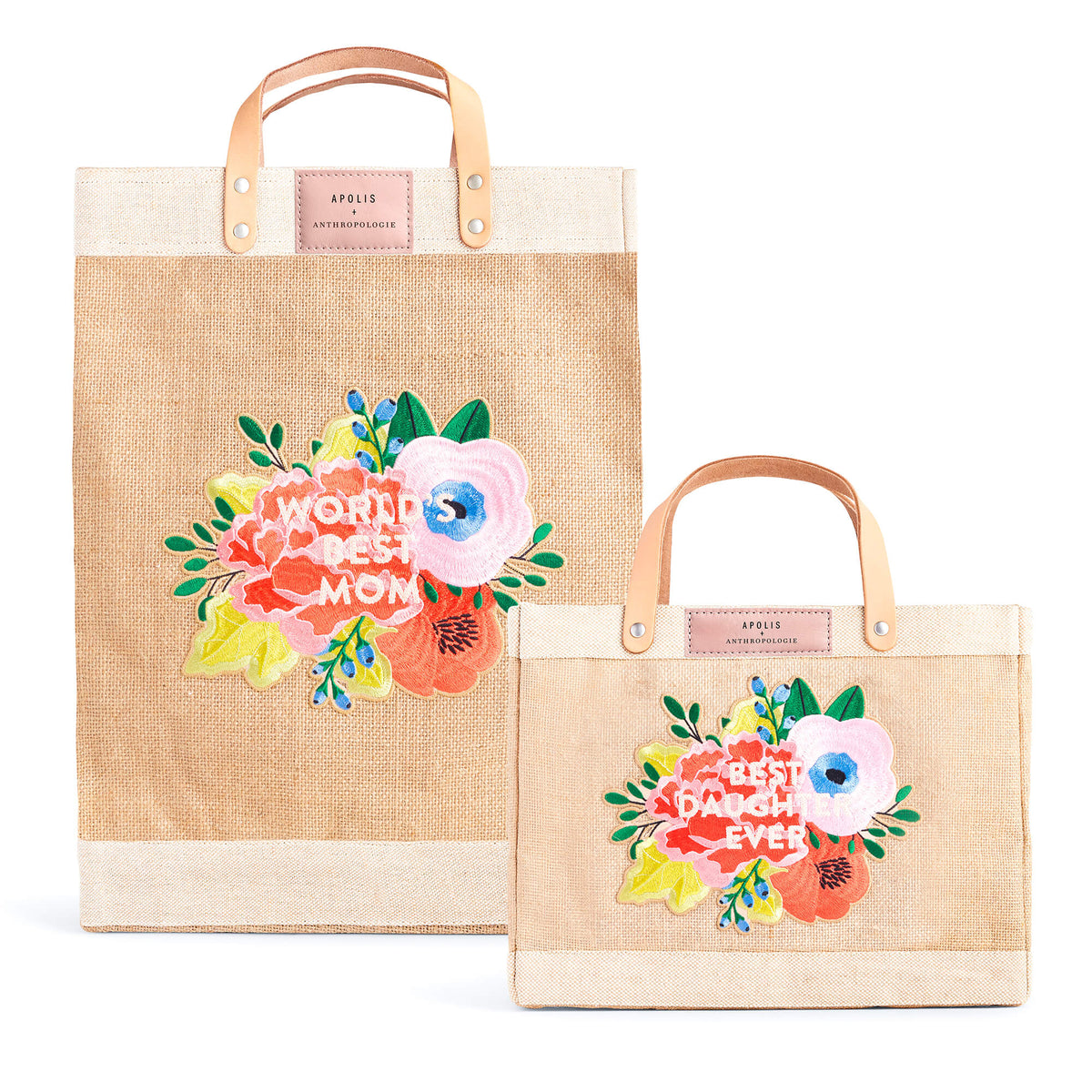Apolis + Anthropologie - Floral Embroidery Collection