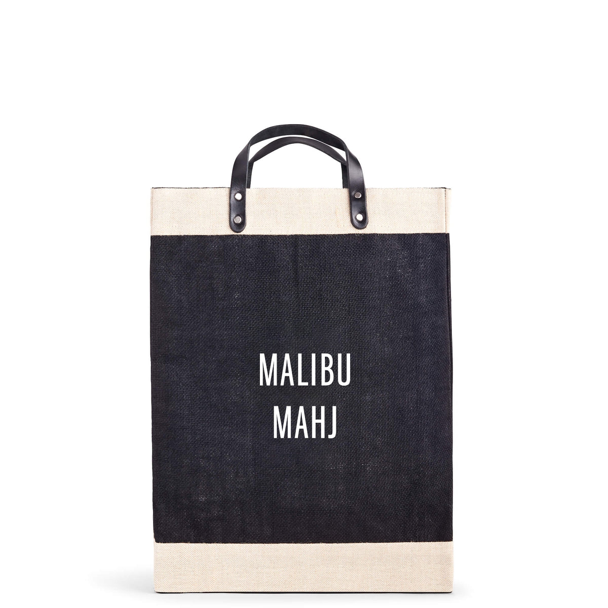 Mahjong Collection: Market Bag in Black