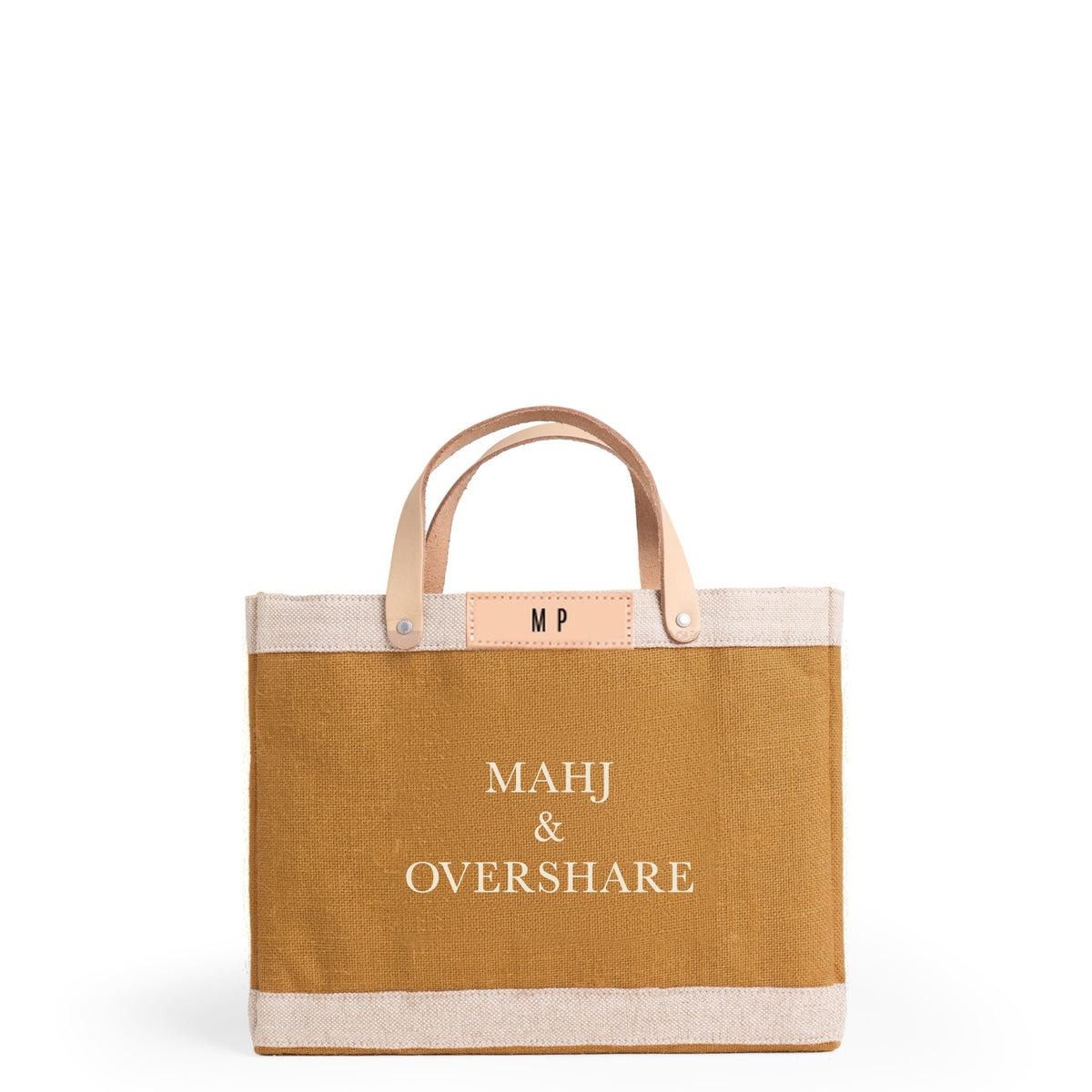 Mahjong Collection: Mahj & Overshare - Petite Market Bag in Carrot