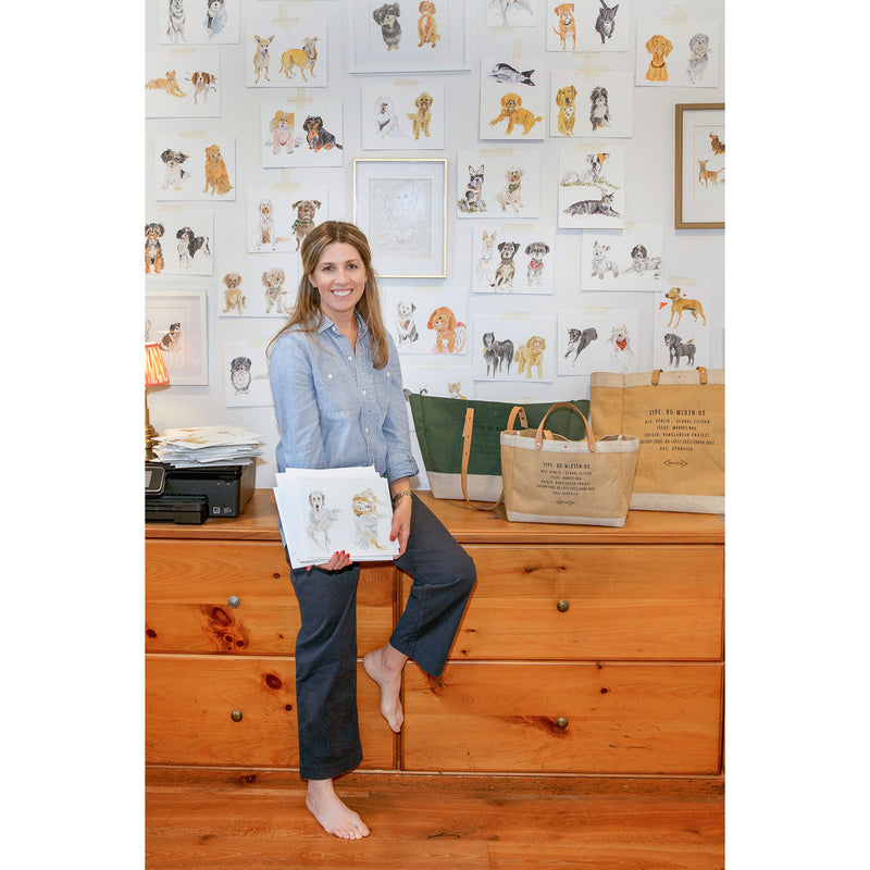 🎨 Bespoke Pet Portrait Petite Bag by Amy Logsdon