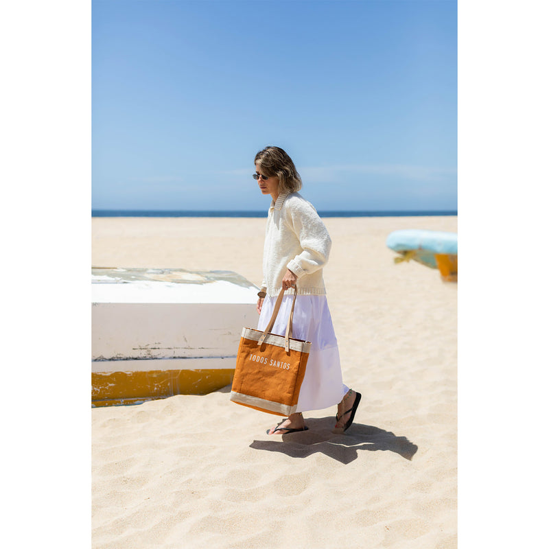 Market Tote in Cognac