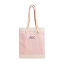 Market Tote in Blush with Shadow Monogram