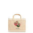 Petite Market Bag with Beaded Strawberry