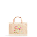 description_Petite Market Bag in Natural Bird Sonnet Watercolor by Amy Logsdon