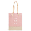 Wine Tote in Blush