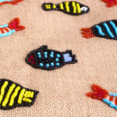 Petite Market Bag in Natural with Fish Tank Bead | Ships August 5