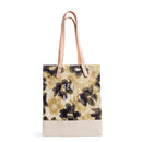 Wine Tote in Khaki Bloom by Liesel Plambeck