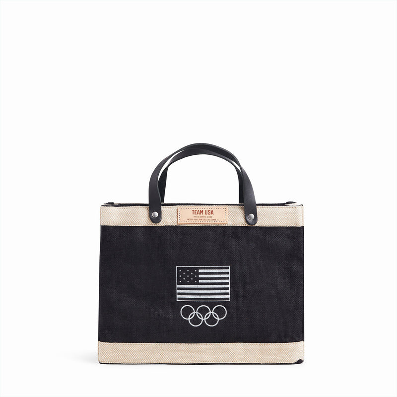 Petite Market Bag in Black for Team USA "Black and White"