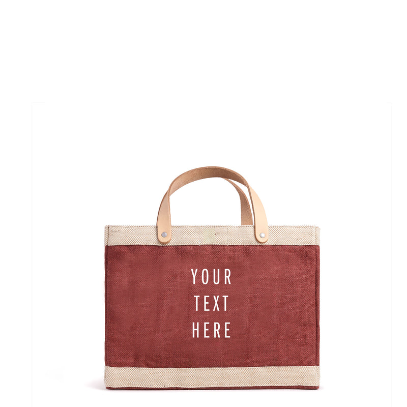 Petite Market Bag in Cranberry