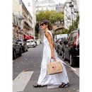 Petite Market Bag in Natural for Team USA "Red, White, and Blue"