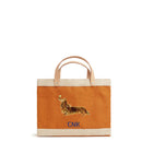Petite Market Bag in Cognac Dachshund