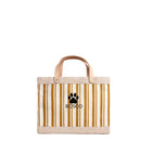 Petite Market Bag in Gold Stripe Paw