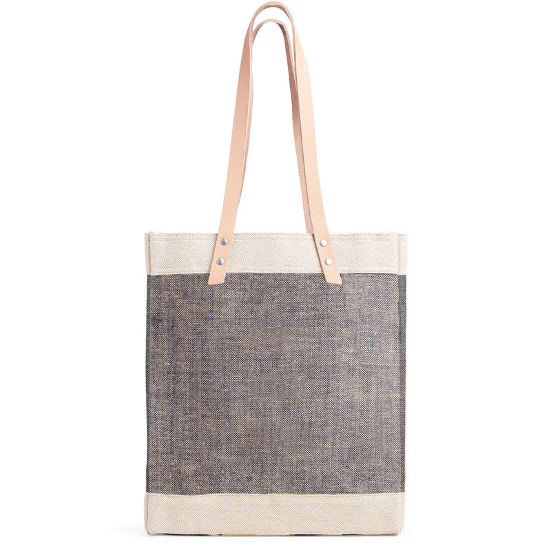 Market Tote in Chambray with Monogram