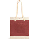 Market Tote in Cranberry