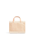 Petite Market Bag in Natural Gold Foil