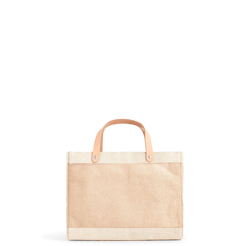 Petite Market Bag in Natural Gold Foil