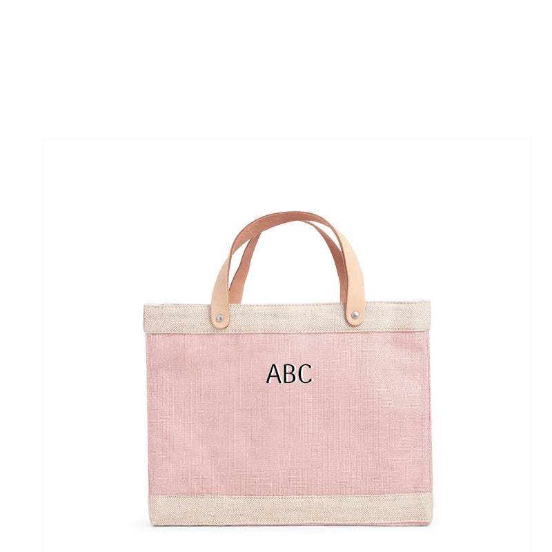 Petite Market Bag in Blush Shadow Monogram