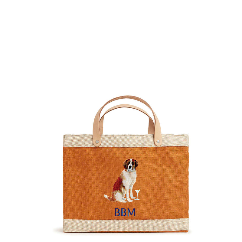 Petite Market Bag in Cognac St. Bernard