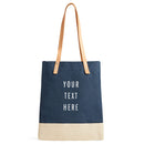 Wine Tote in Navy