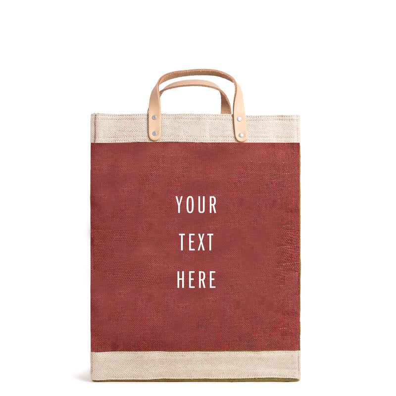 Market Bag in Cranberry