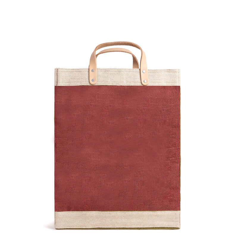 Market Bag in Cranberry