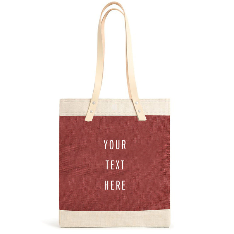 Market Tote in Cranberry