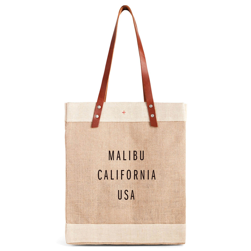 Market Tote in Natural for L.A. “MALIBU”