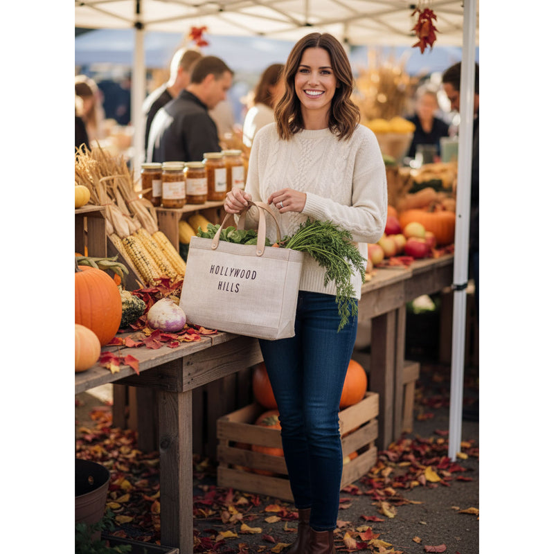 Petite Market Bag in Oat