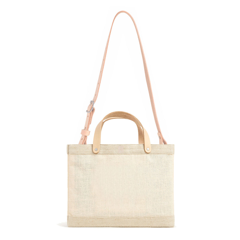 Petite Market Bag in Oat with Strap