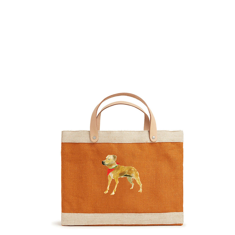 Petite Market Bag in Cognac Golden Pitbull