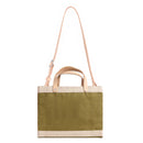 Petite Market Bag in Rosemary with Strap