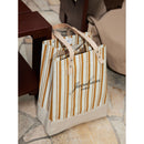 Wine Tote in Gold Stripe Occasion