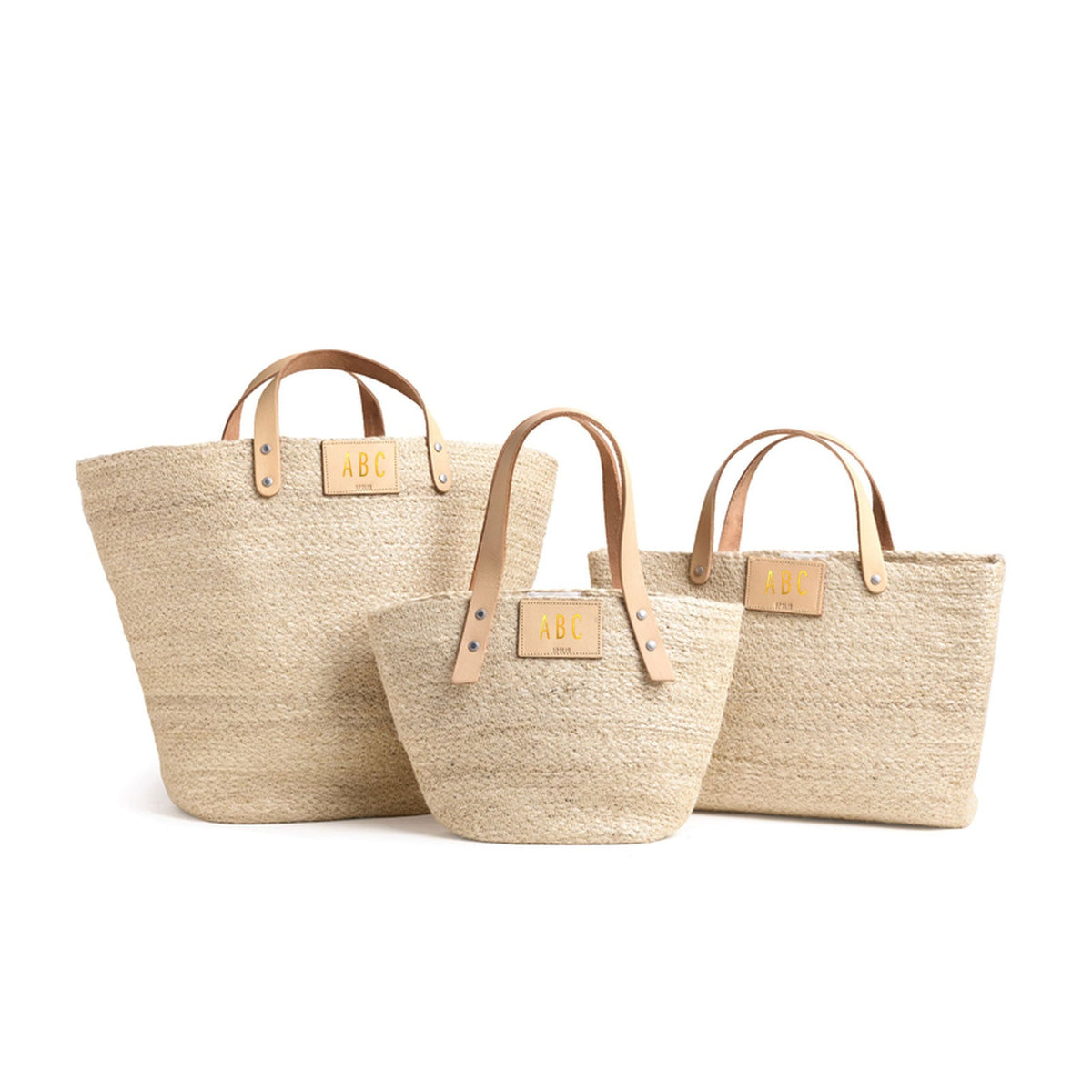 Grass Petite Bucket Bag in Natural