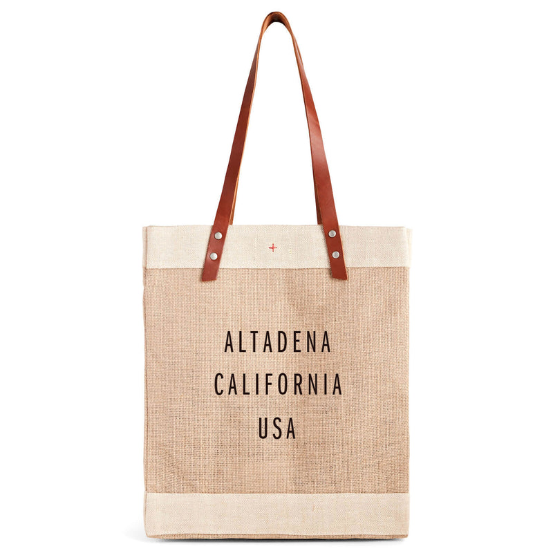 Market Tote in Natural for L.A. “ALTADENA”