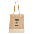 Wine Tote in Natural