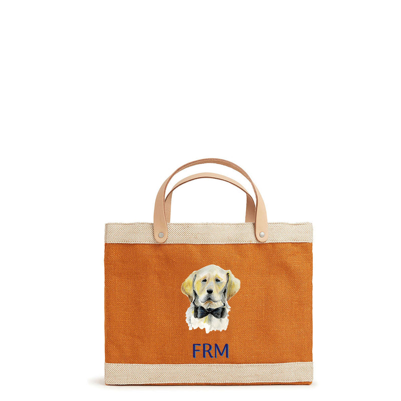 Petite Market Bag in Cognac Yellow Lab