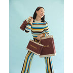 Mulberry Market Bag, Petite Market Bag and Petite Bucket carried together — Cole Moser editorial, view 260884