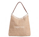 Crescent Tote in Natural